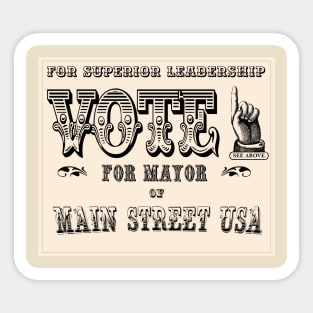 Vote for Mayor! Sticker